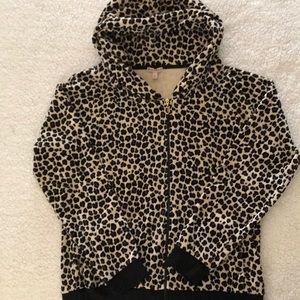 Juicy Couture leopard print hoodie